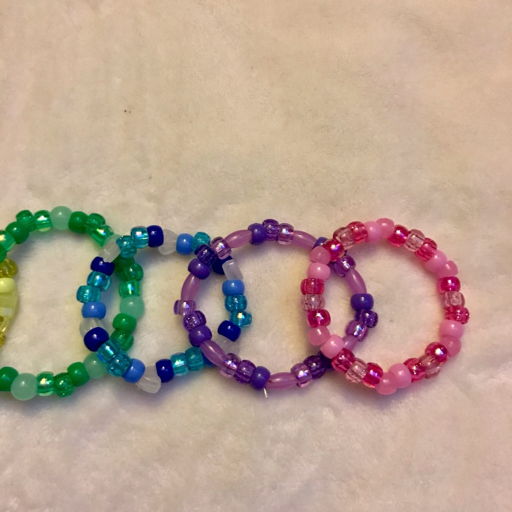 6 Pack Rave Kandi Bracelets